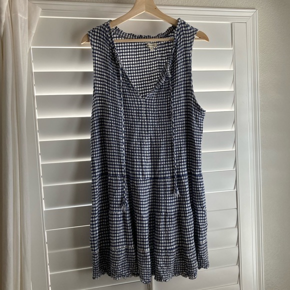 Plus Size Gingham Sleeveless Mini Dress by Max Studio - Picture 2 of 4